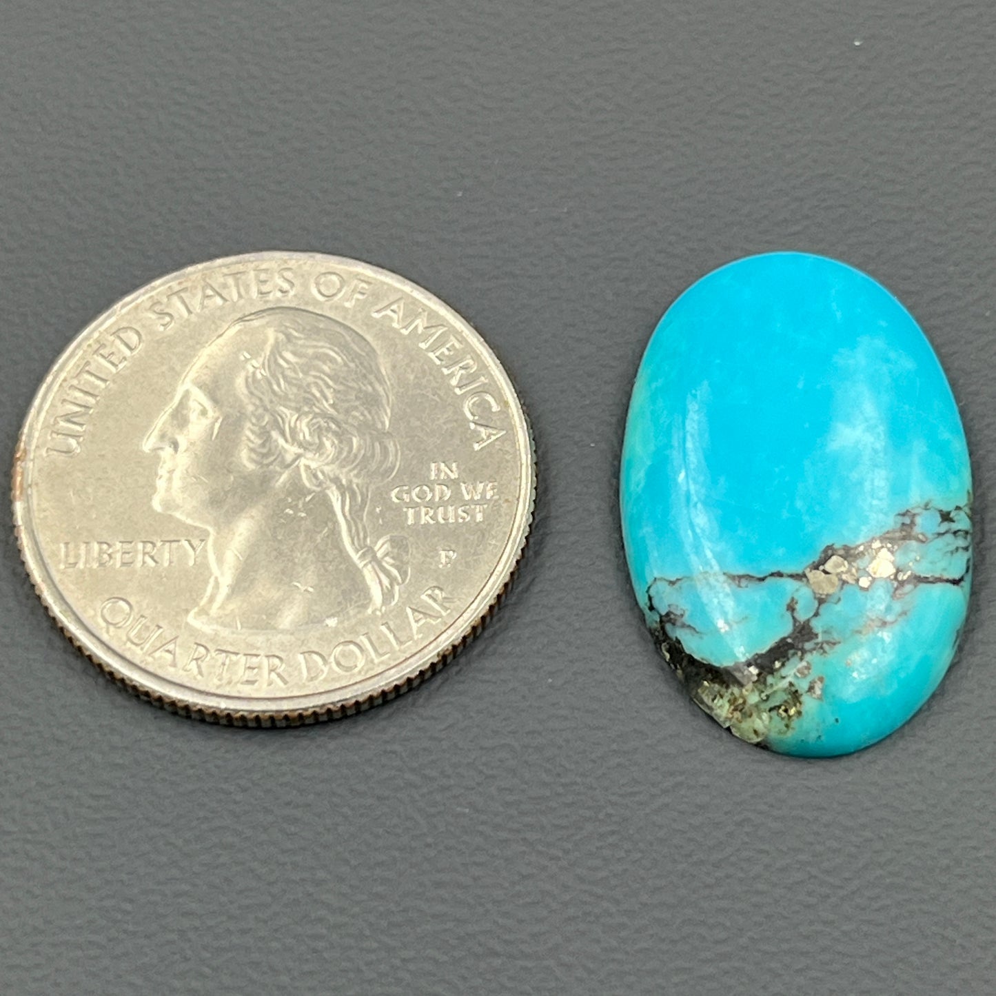 Blue Moon Turquoise Cabochon - Oval