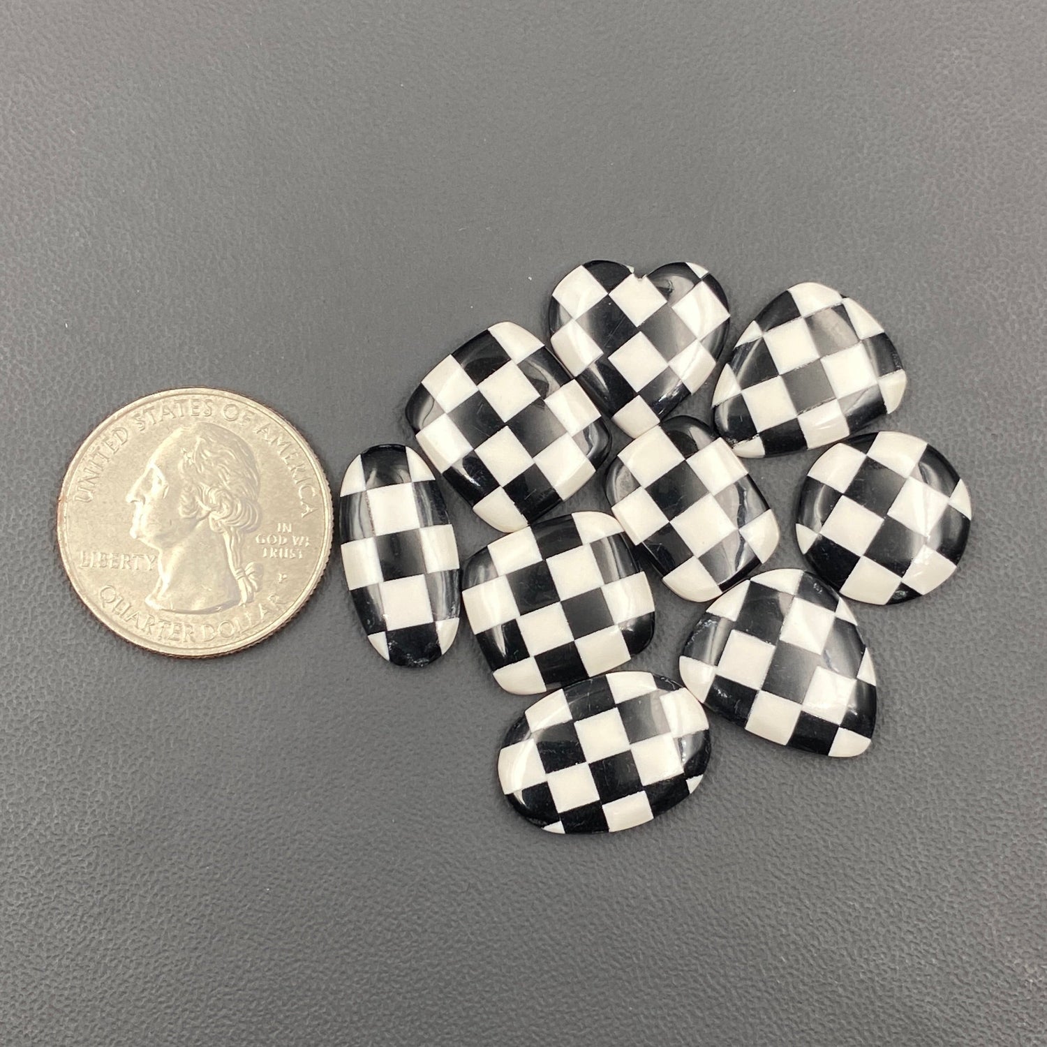 Black & White Checker - Loose Cab Wholesale Lot - 09 Pcs