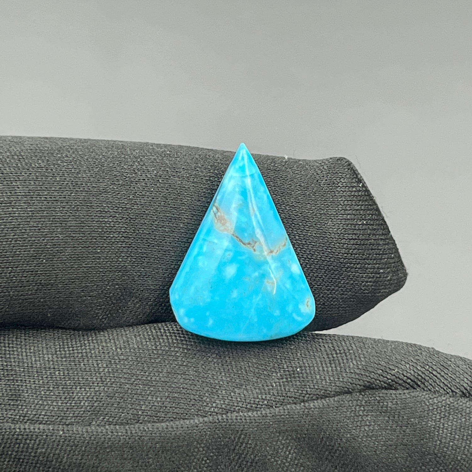 Blue Moon Turquoise Cabochon - Triangle