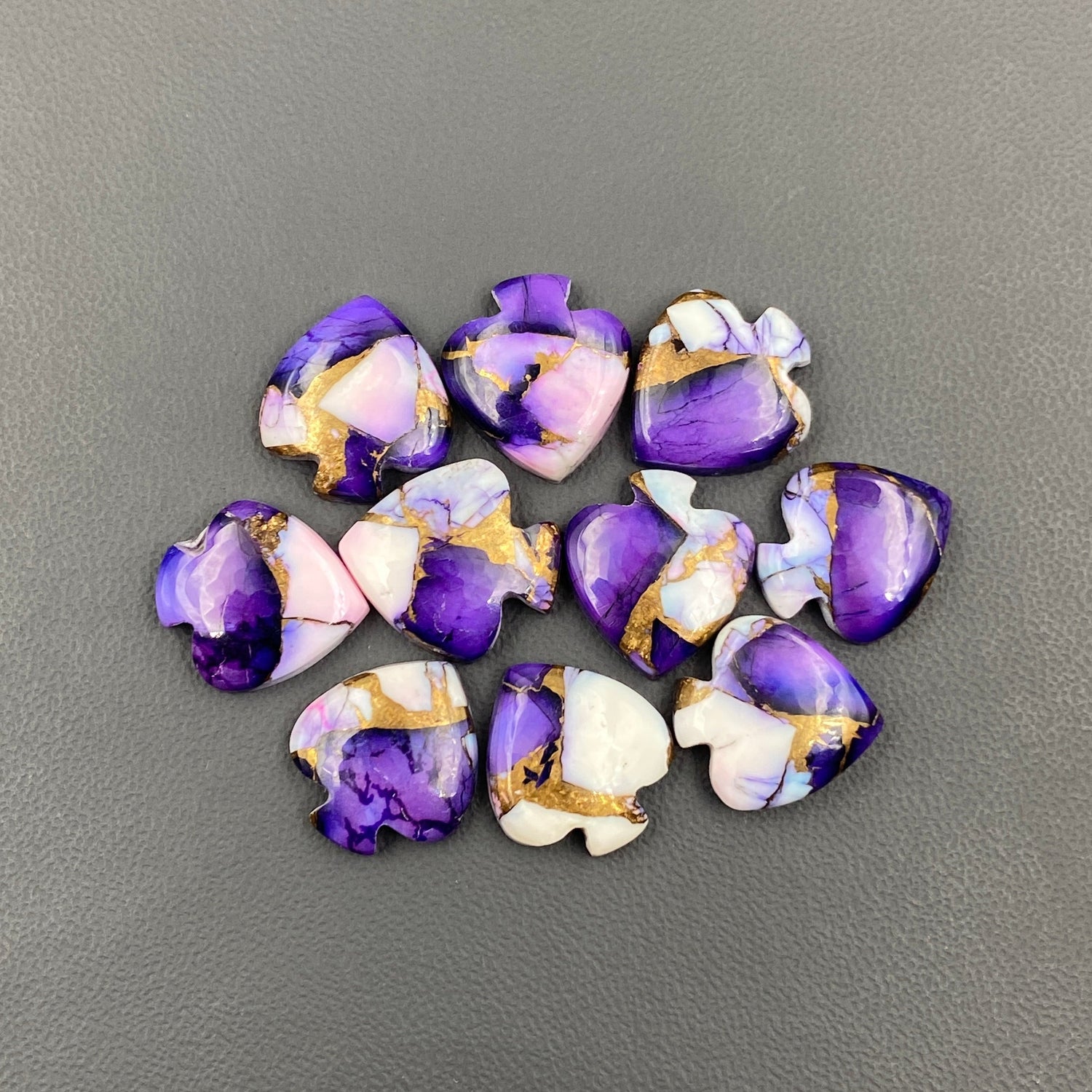 Kingman Purple Rose Dahlia - Spades Wholesale Lot - 10 Pcs