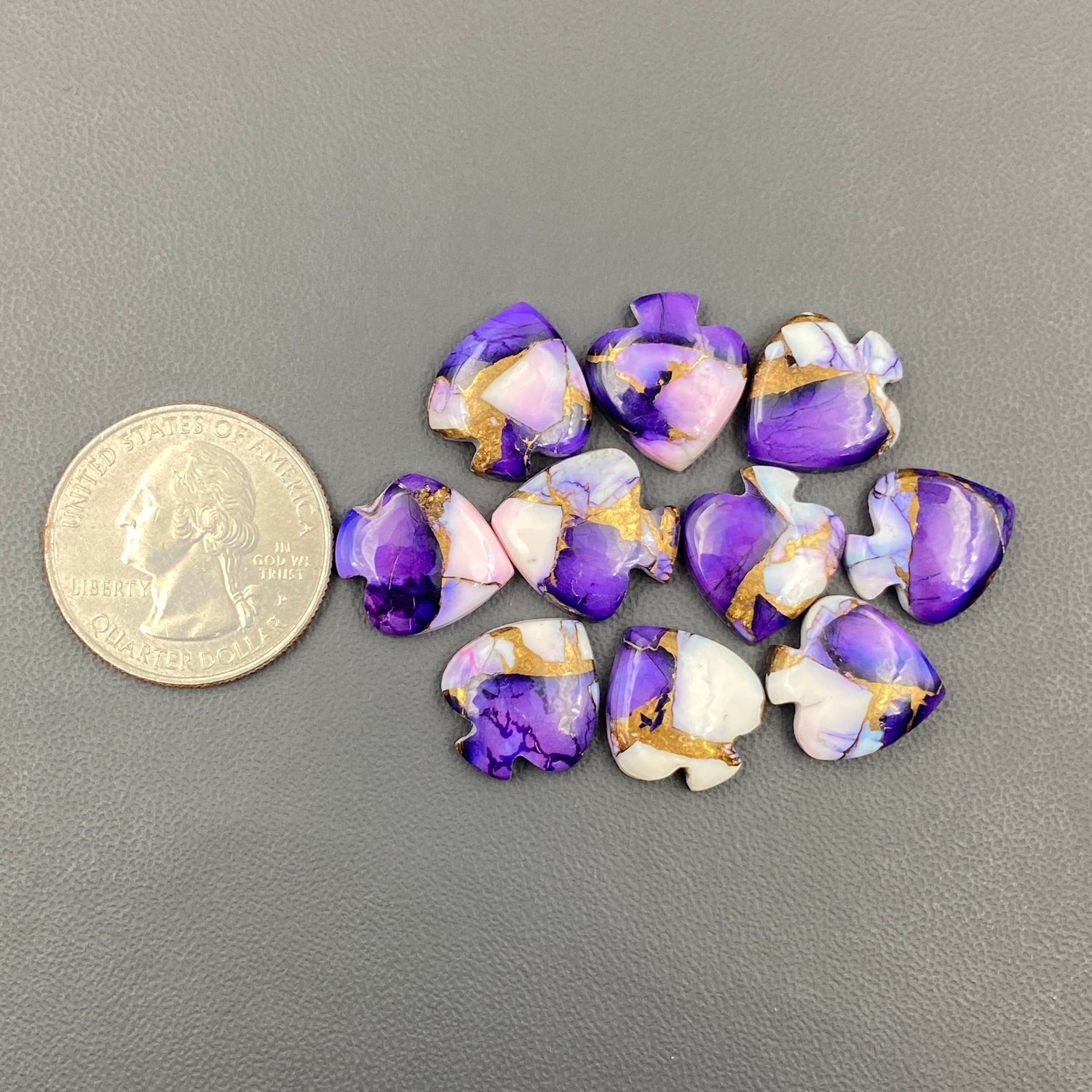 Kingman Purple Rose Dahlia - Spades Wholesale Lot - 10 Pcs