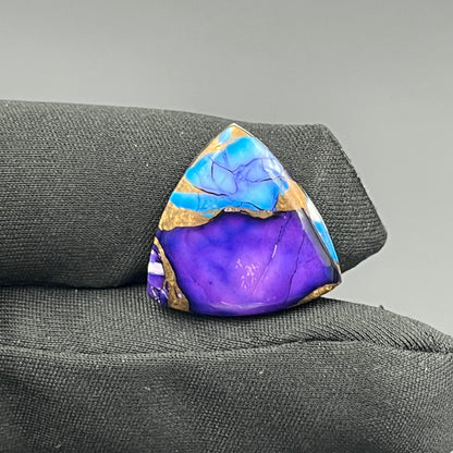 Kingman Purple & Ice Blue Dahlia  - Loose Cab - Trillion