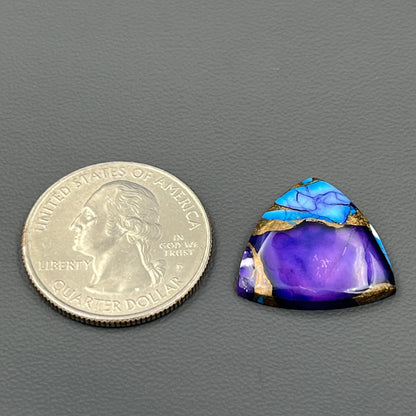 Kingman Purple & Ice Blue Dahlia  - Loose Cab - Trillion