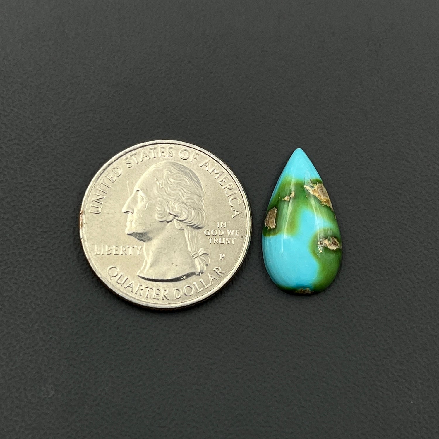 Sonoran Mountain Turquoise - Top Grade Turquoise - Teardrop