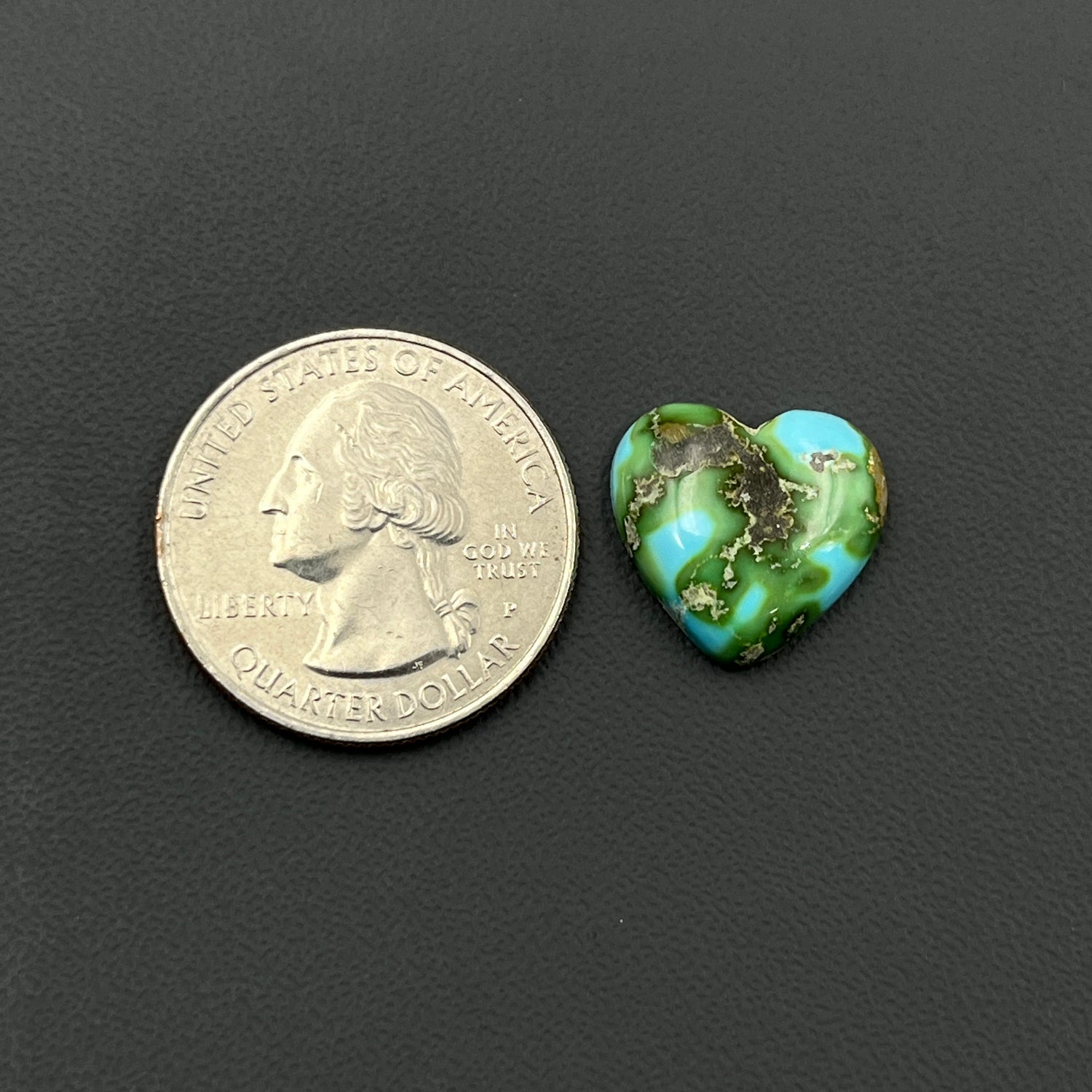 Sonoran Mountain Turquoise - Top Grade Turquoise - Heart