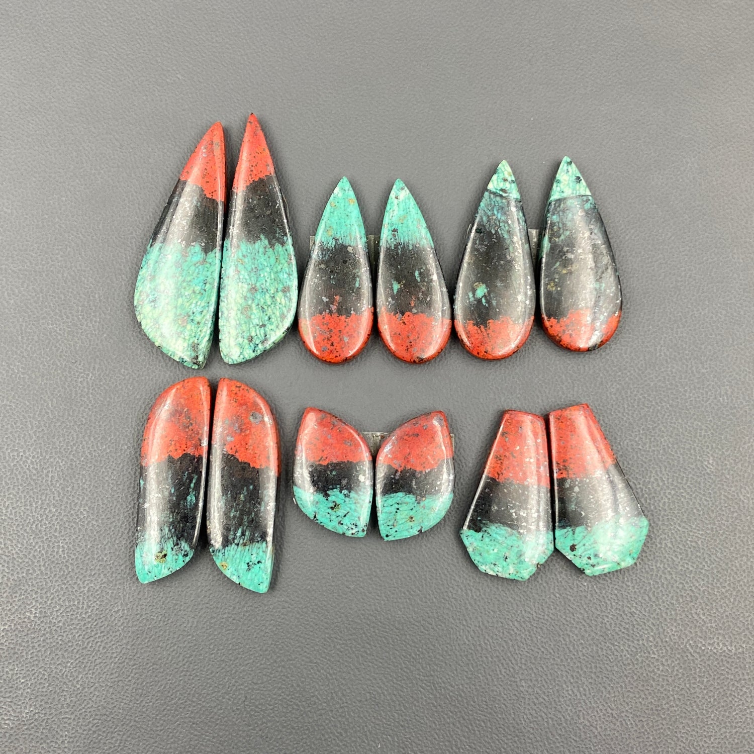 High Grade Sonoran Sunrise Pairs Wholesale Lot - 6 Pairs