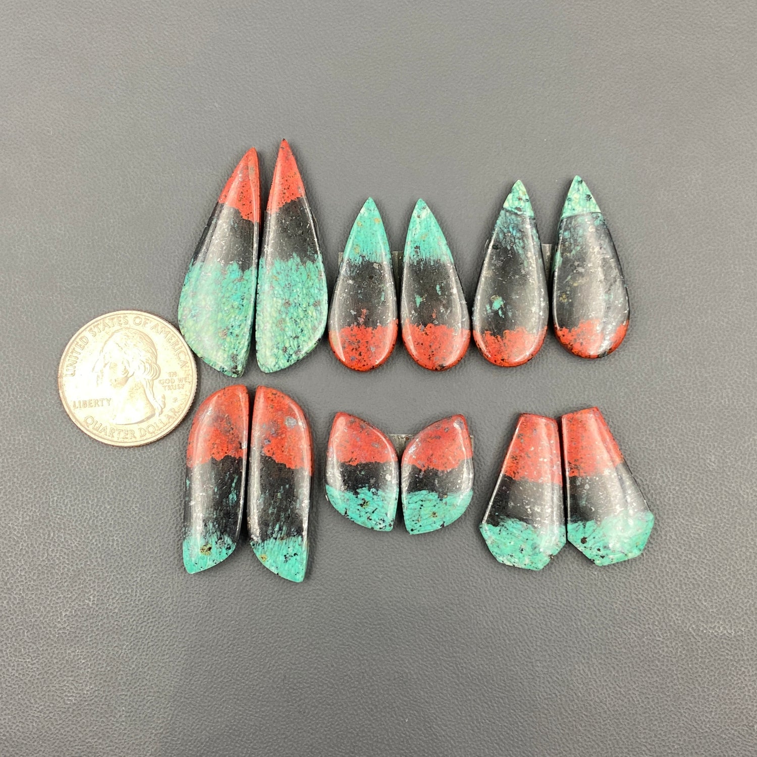 High Grade Sonoran Sunrise Pairs Wholesale Lot - 6 Pairs