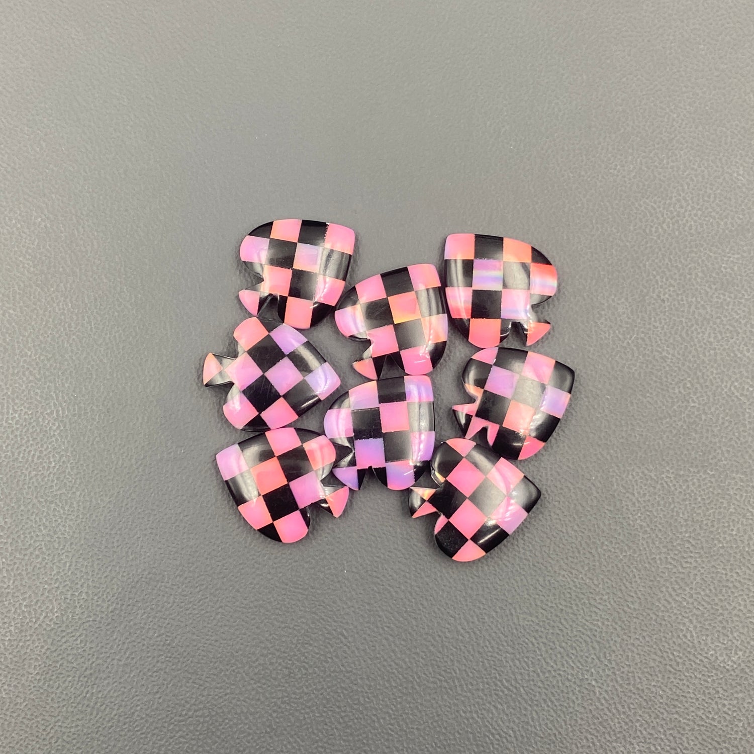 Aura Opal Checkered - Spades - Wholesale Lot - 8 Pcs