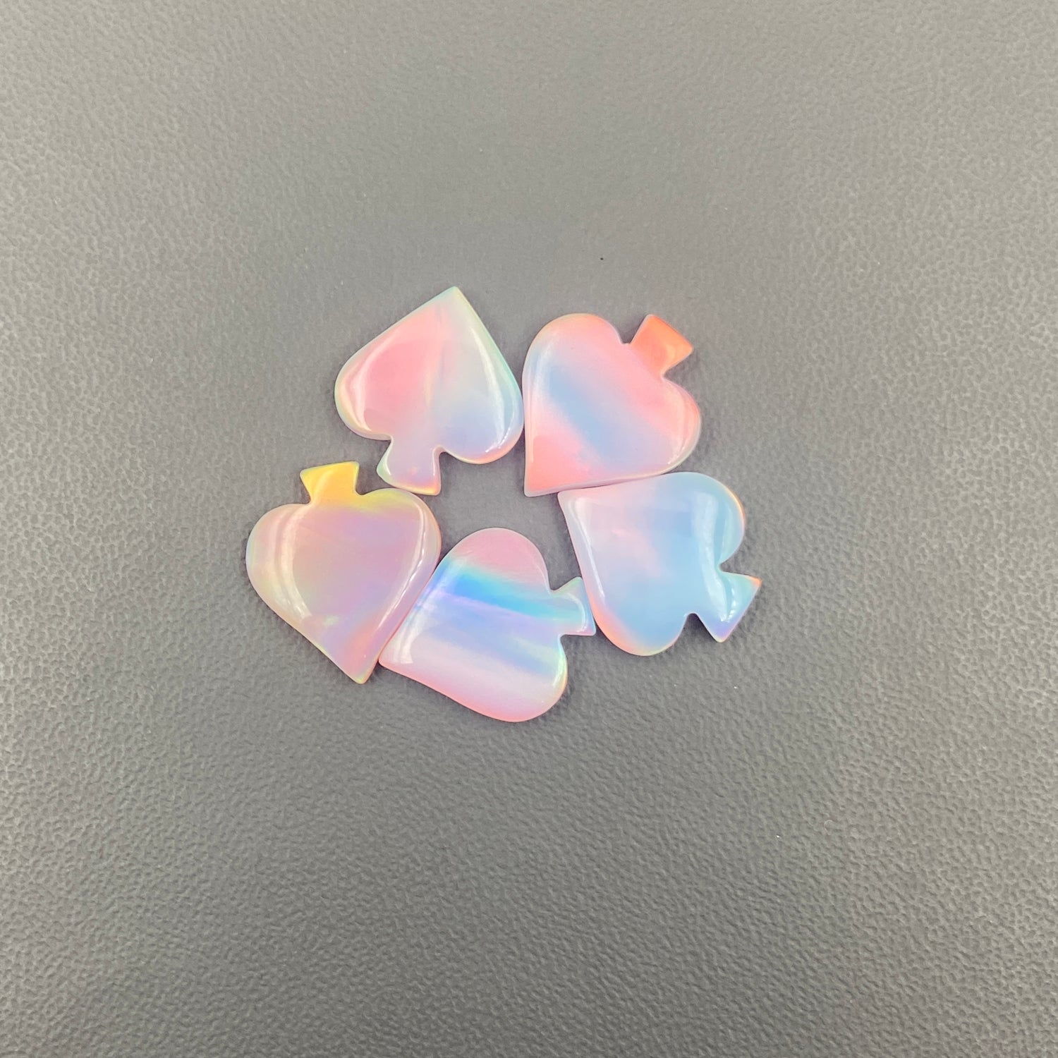Aura Opal - Spades - Wholesale Lot - 5 Pcs