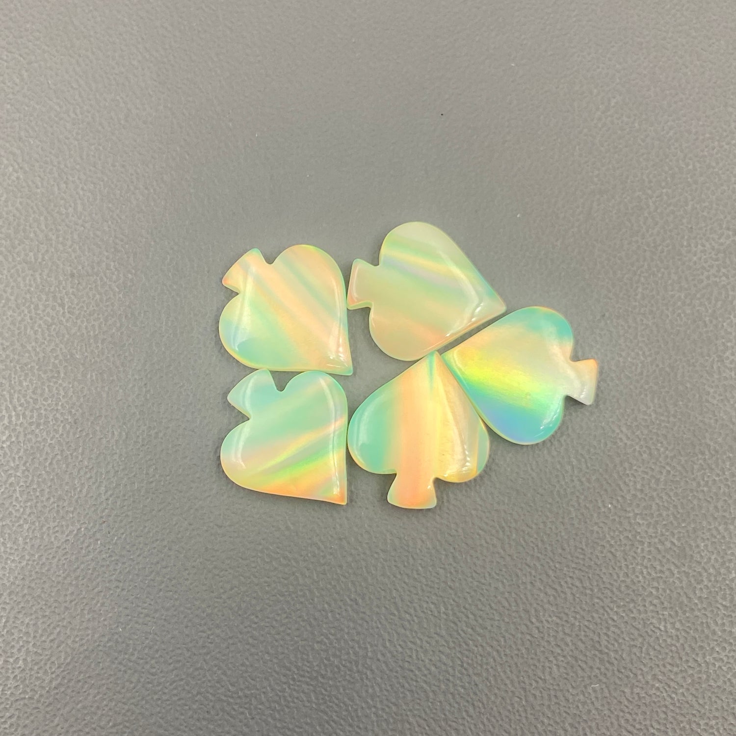 Aura Opal - Spades - Wholesale Lot - 5 Pcs