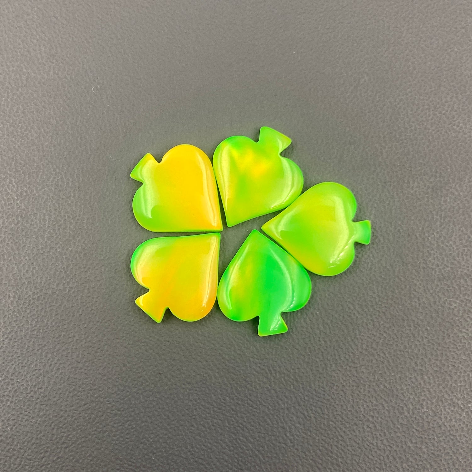 Aura Opal - Spades - Wholesale Lot - 5 Pcs