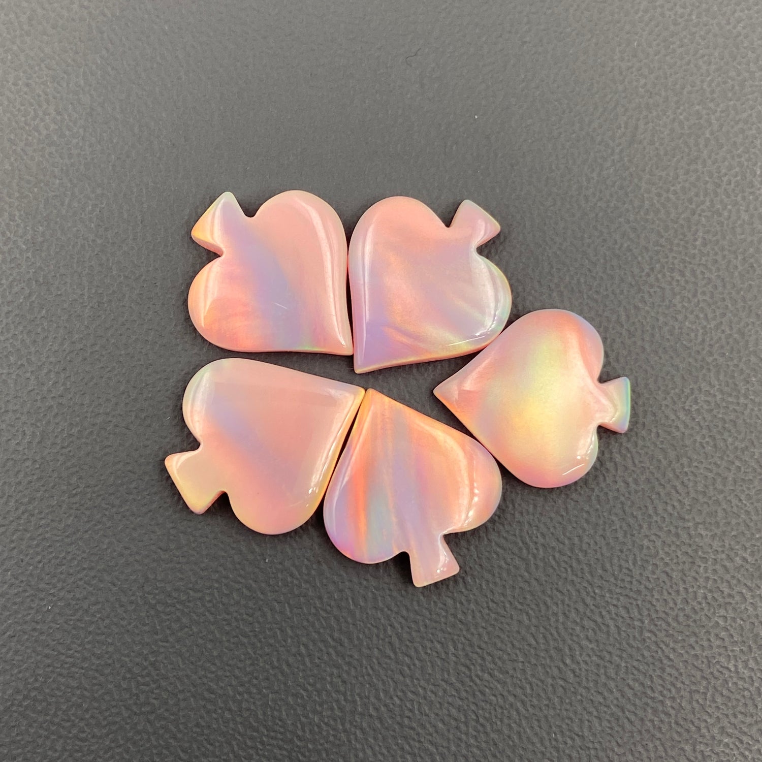 Aura Opal - Spades - Wholesale Lot - 5 Pcs