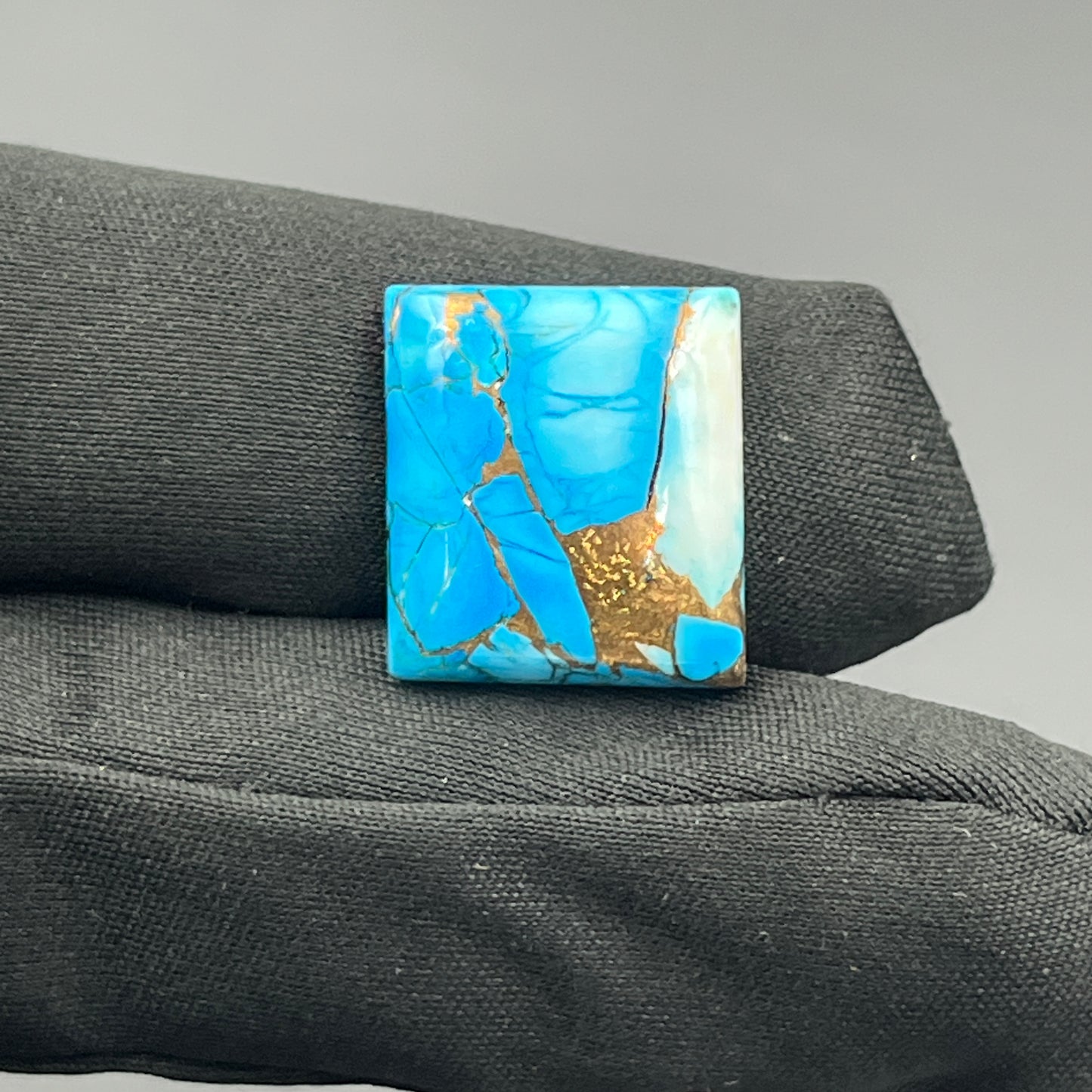 Kingman Ice Blue Dahlia - Loose Cabs - Baguette
