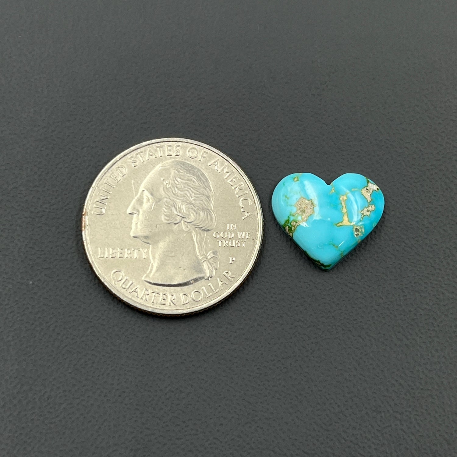 Sonoran Mountain Turquoise - Top Grade Turquoise - Heart