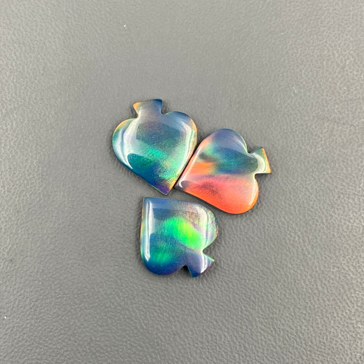 Aura Opal - Spades - Wholesale Lot - 3 Pcs