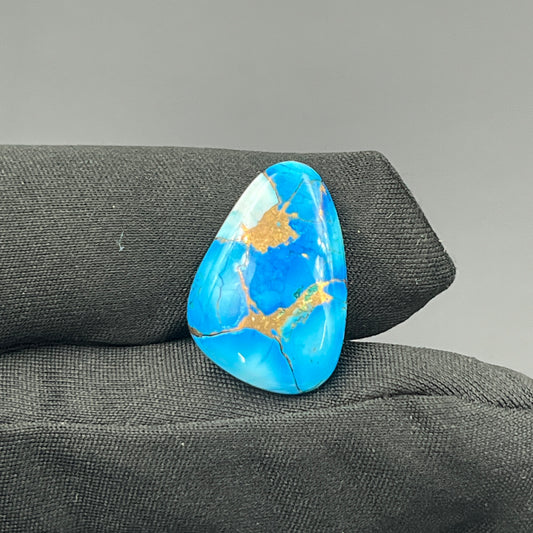 Kingman Ice Blue Dahlia - Loose Cabs - Tumble