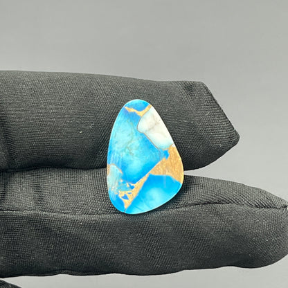 Kingman Ice Blue Dahlia - Loose Cabs - Tumble