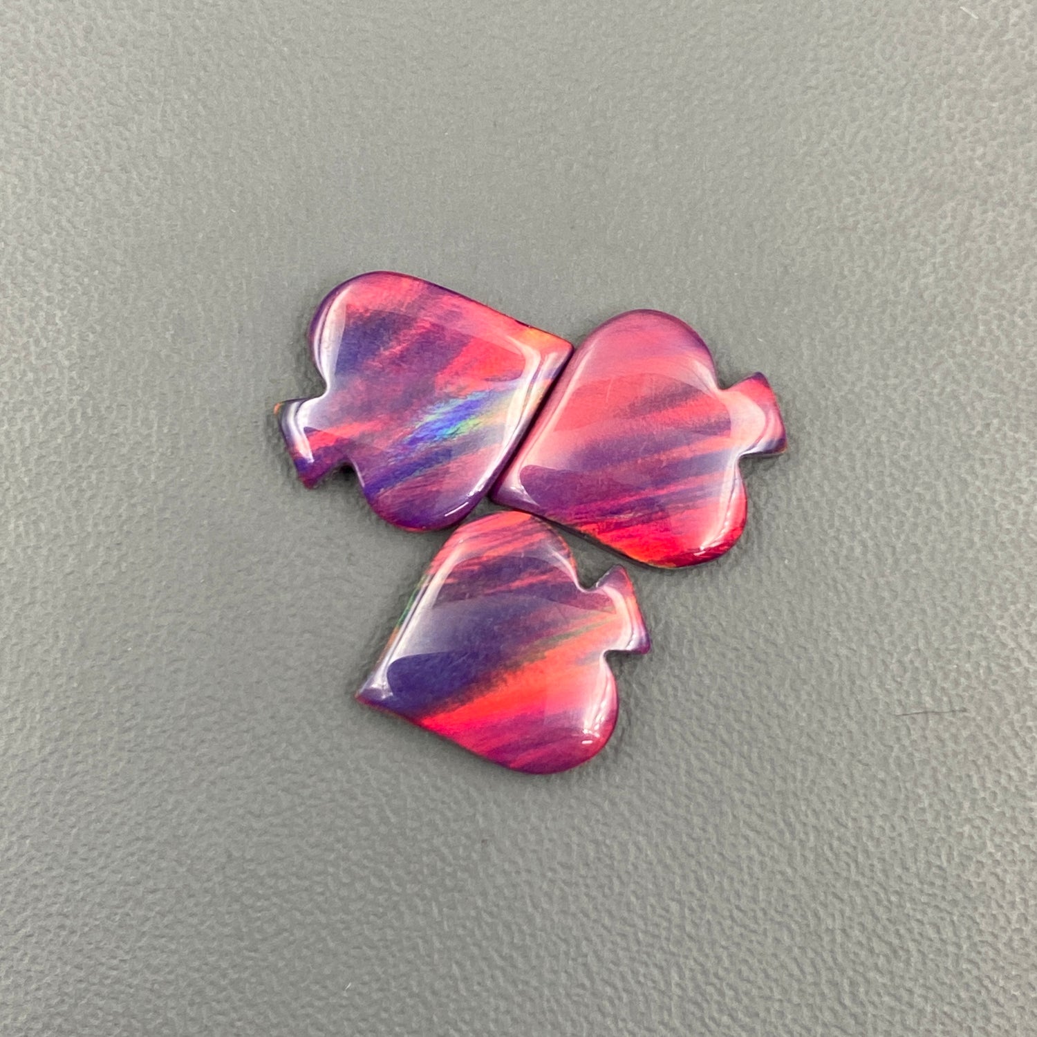 Aura Opal - Spades - Wholesale Lot - 3 Pcs