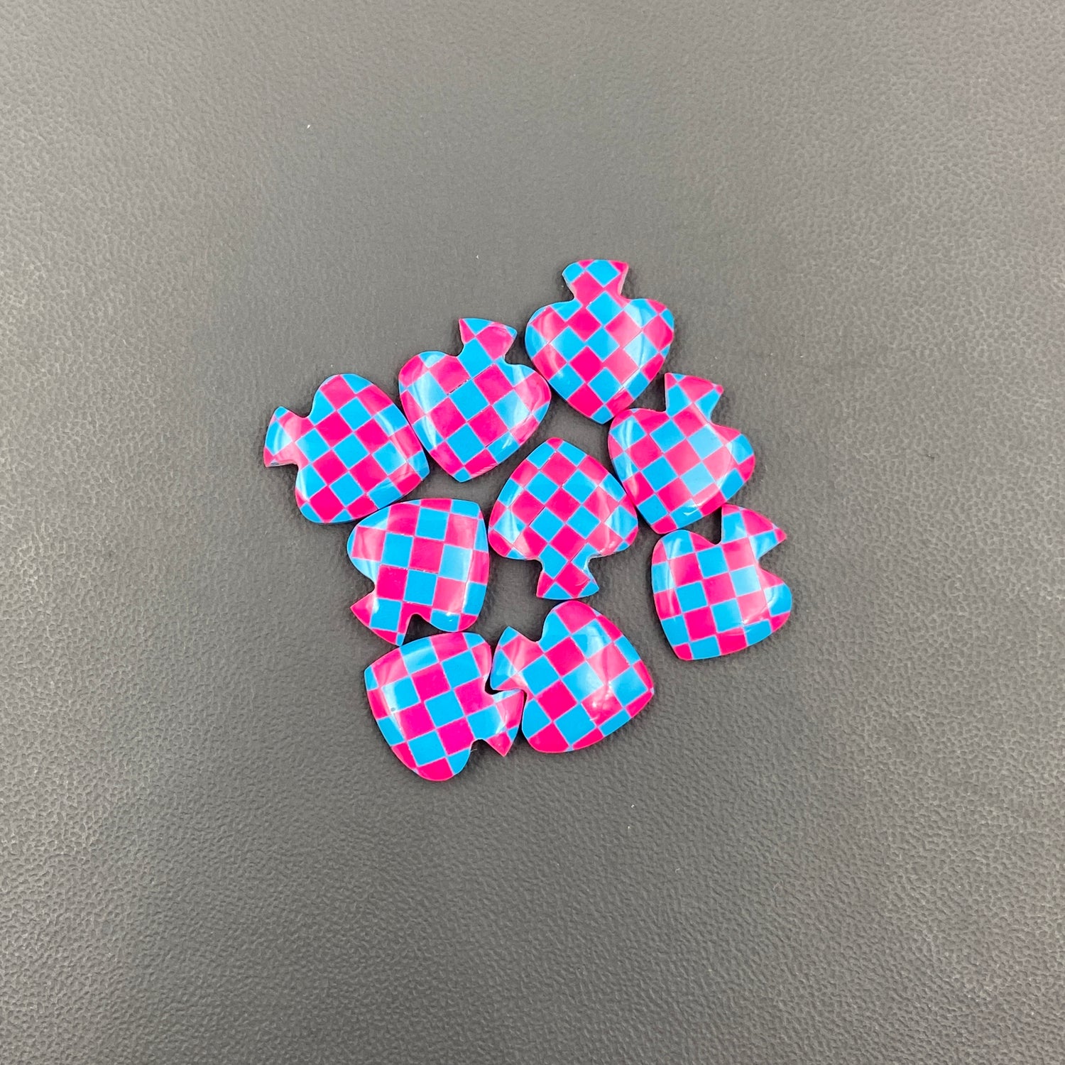 Aura Opal Checkered - Spades- Wholesale Lot - 9 Pcs