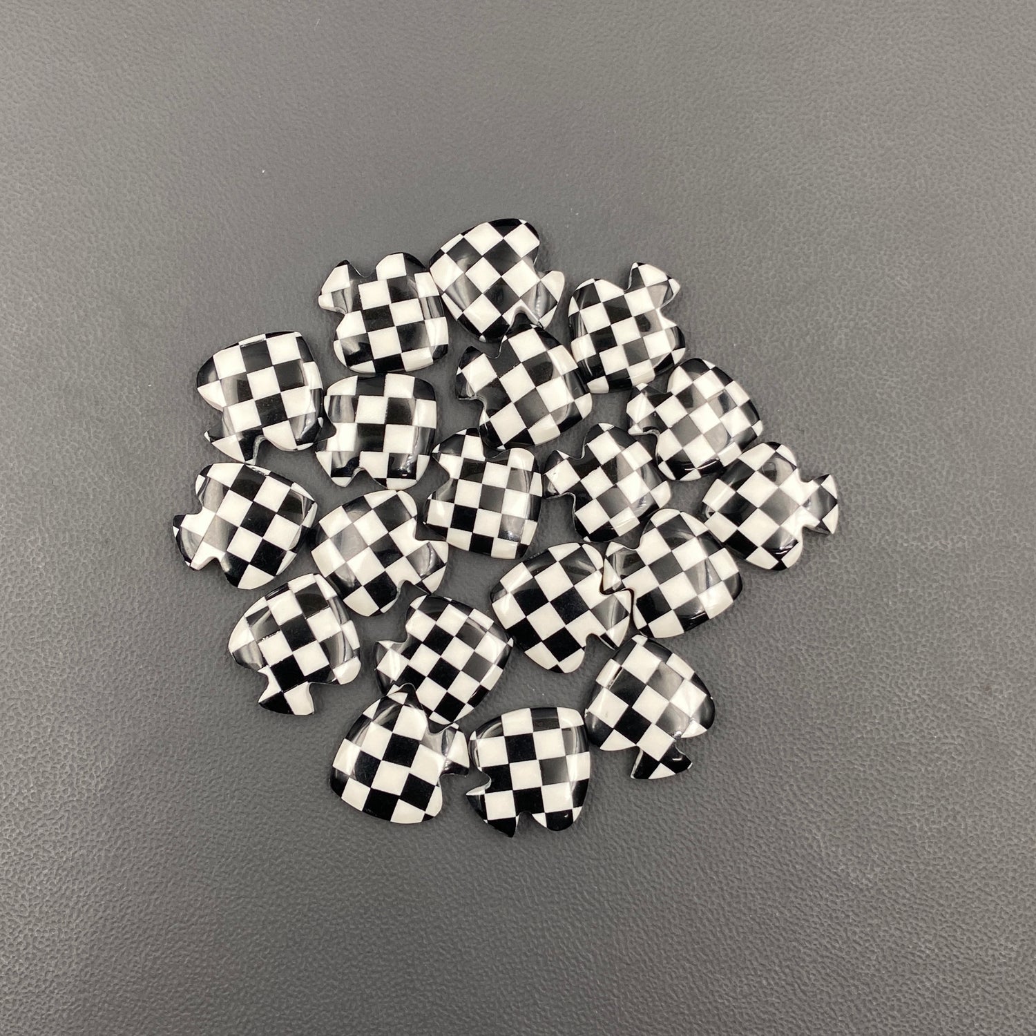 Aura Opal Checkered -Spades - Wholesale Lot - 19 Pcs