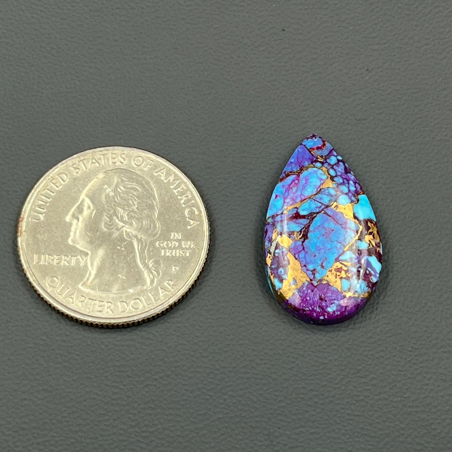 Kingman Purple Turquoise Mohave- Loose Cab - Teardrop