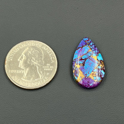 Kingman Purple Turquoise Mohave- Loose Cab - Teardrop