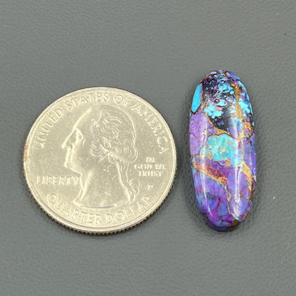 Kingman Purple Turquoise Mohave- Loose Cab - Oval