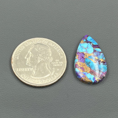 Kingman Purple Turquoise Mohave- Loose Cab - Teardrop