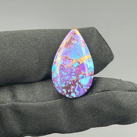 Kingman Purple Turquoise Mohave- Loose Cab - Teardrop