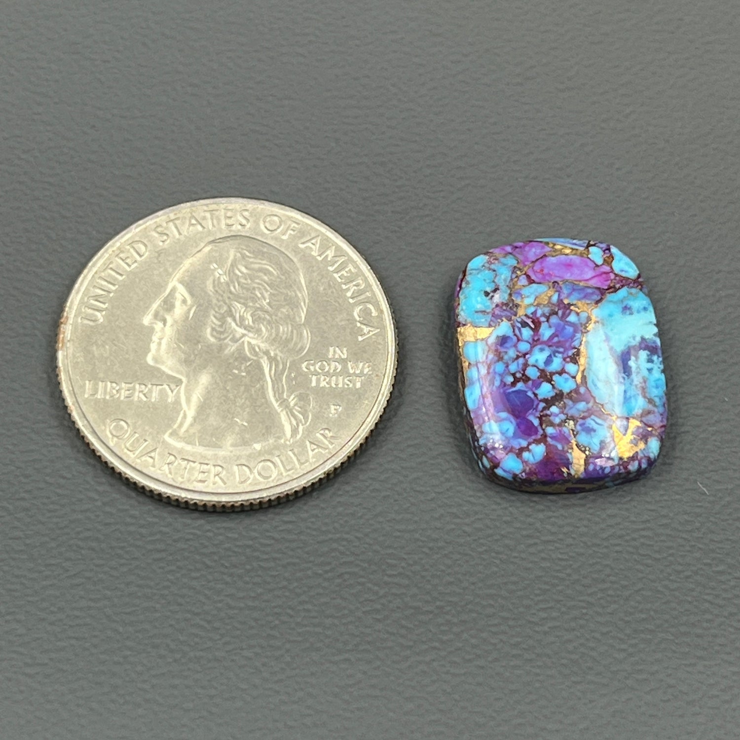 Kingman Purple Turquoise Mohave- Loose Cab - baguette