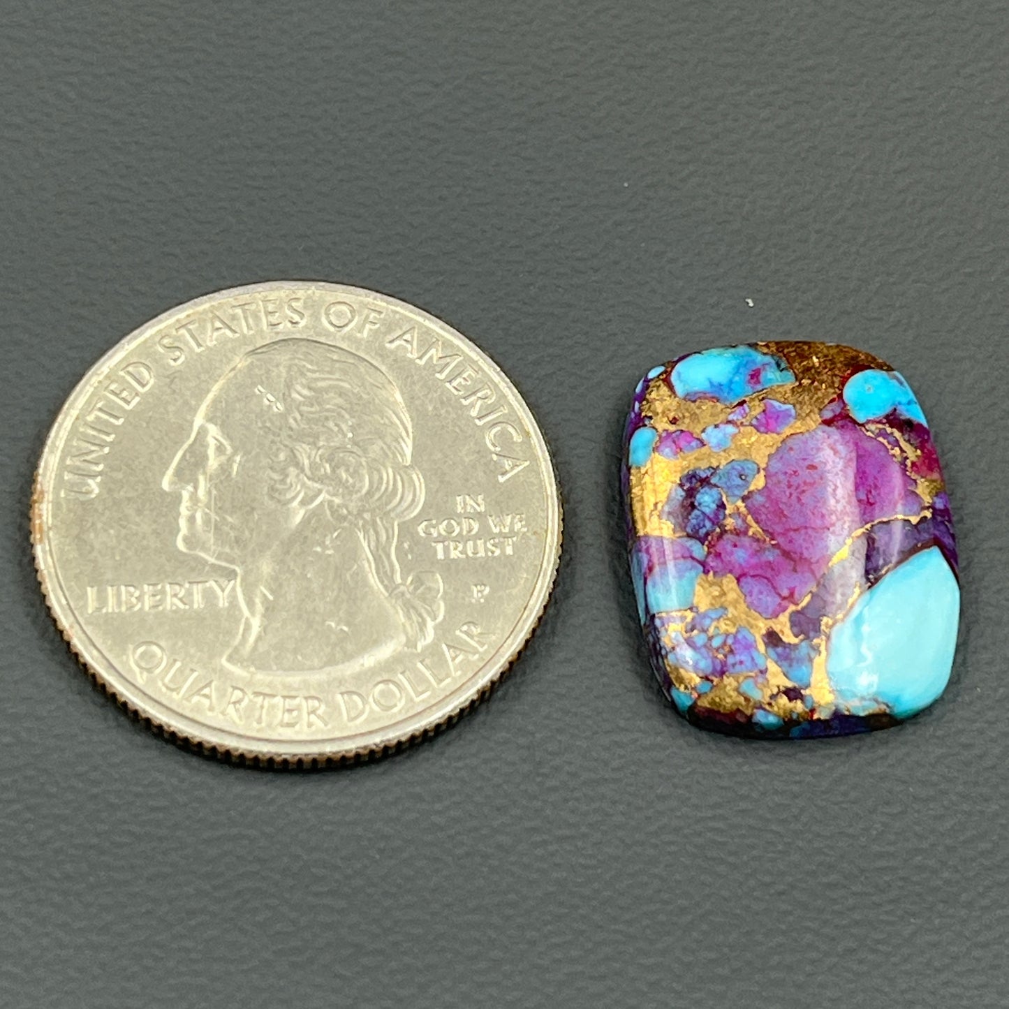 Kingman Purple Turquoise Mohave- Loose Cab - baguette