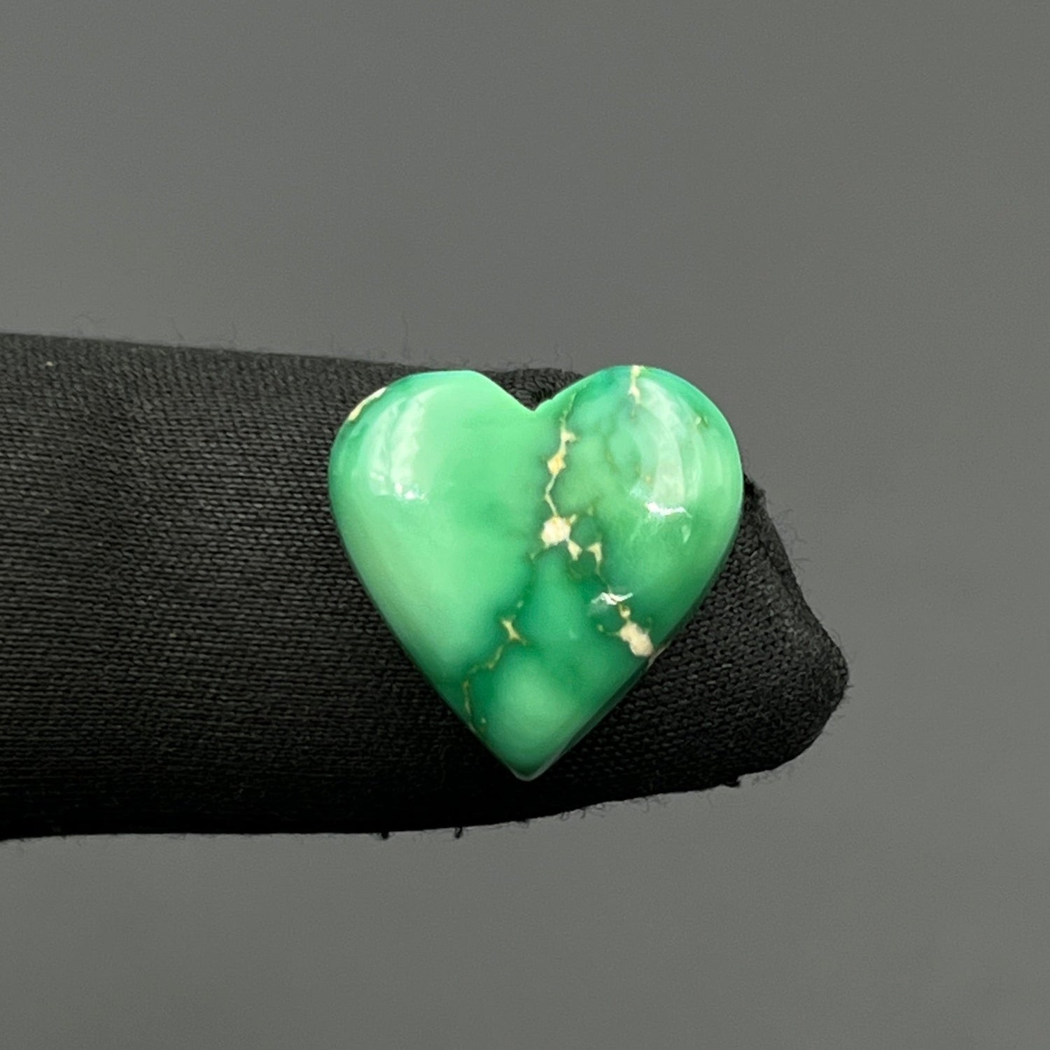 Emerald Valley Turquoise - Top Grade Turquoise - Heart