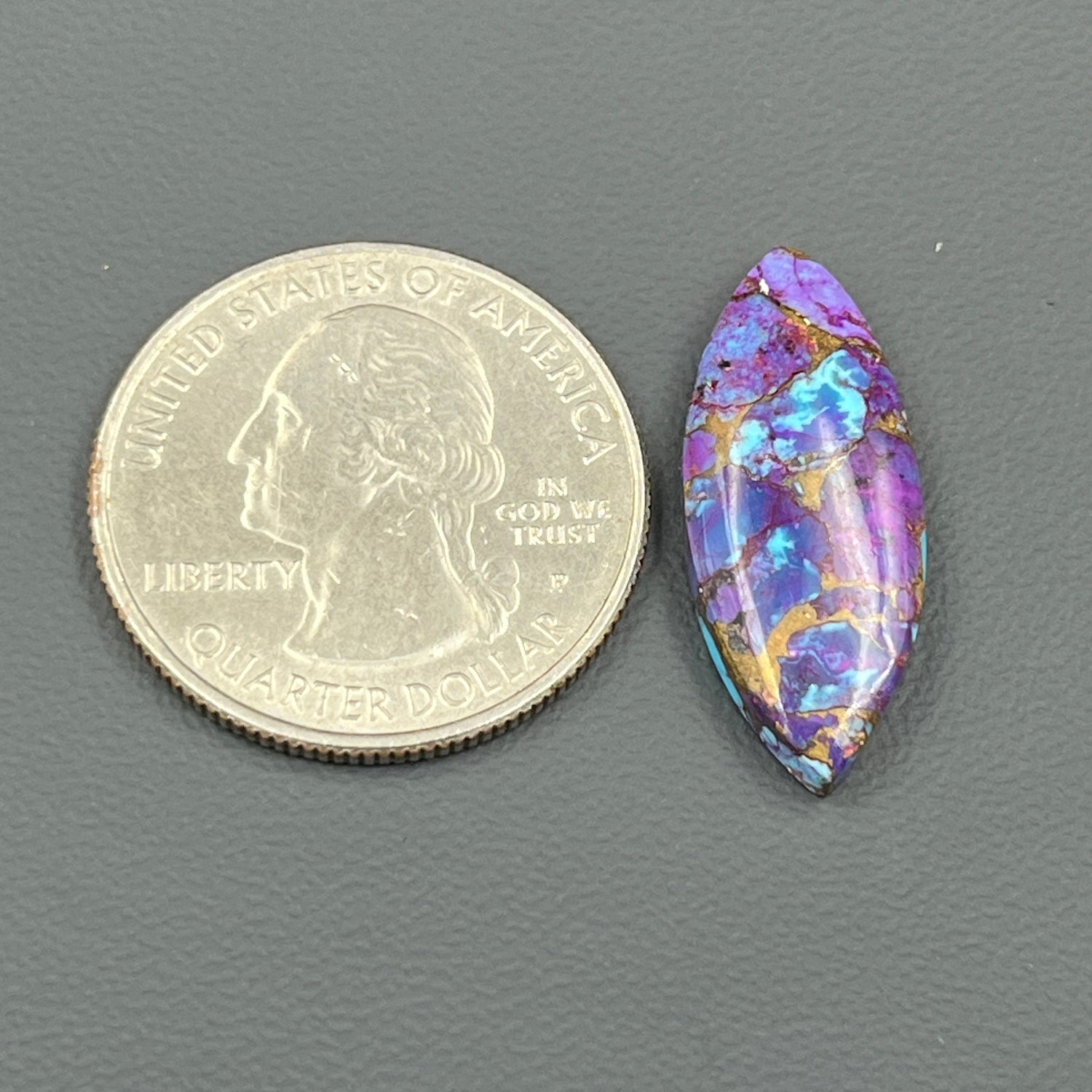 Kingman Purple Turquoise Mohave- Loose Cab - Marquise
