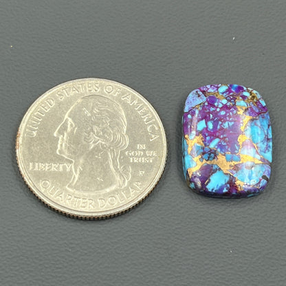 Kingman Purple Turquoise Mohave- Loose Cab - baguette