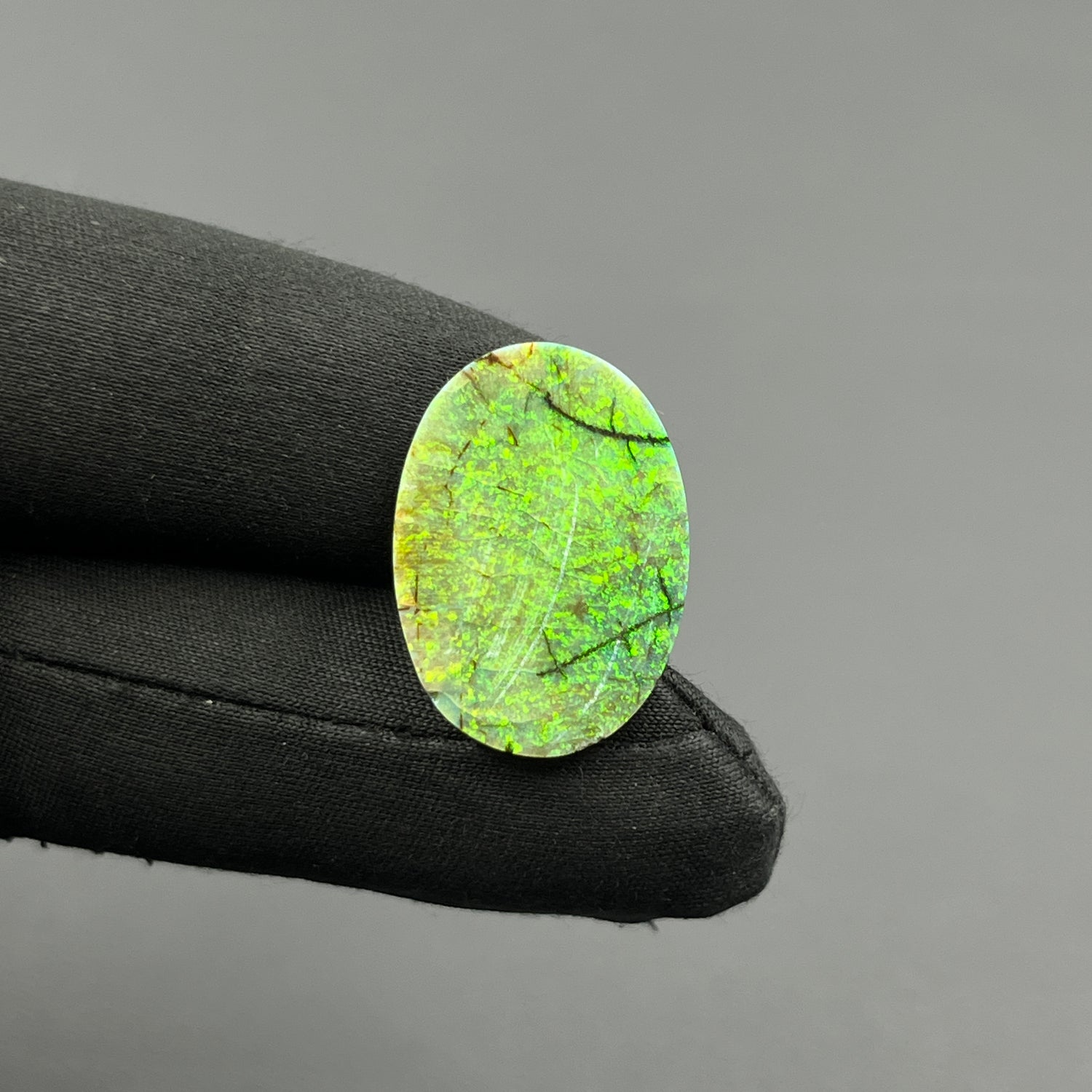 Monarch Opal - Sterling Opal Cabochon - Oval