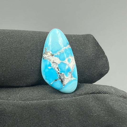 Blue Bird Turquoise Cabochon - Tumble