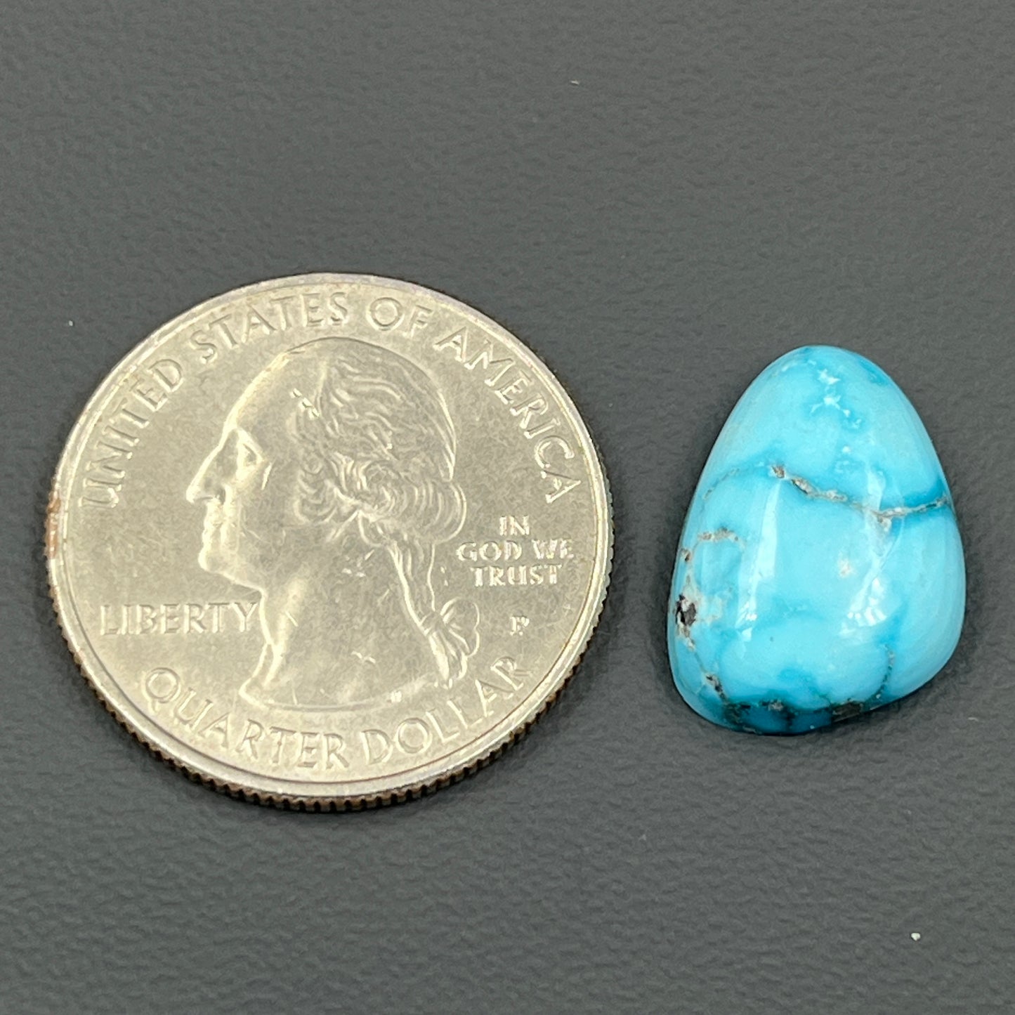 Blue Bird Turquoise Cabochon - Tumble