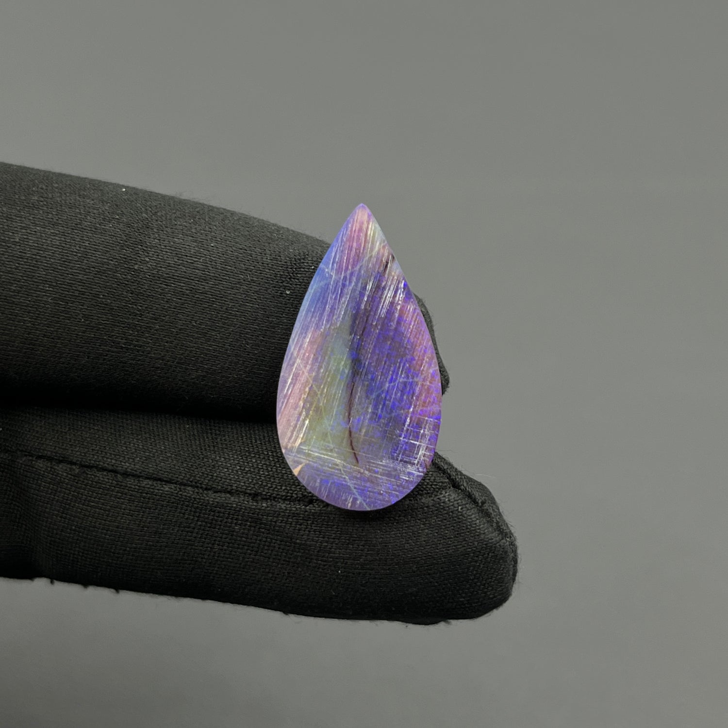 Monarch Opal - Sterling Opal Cabochon - Teardrop