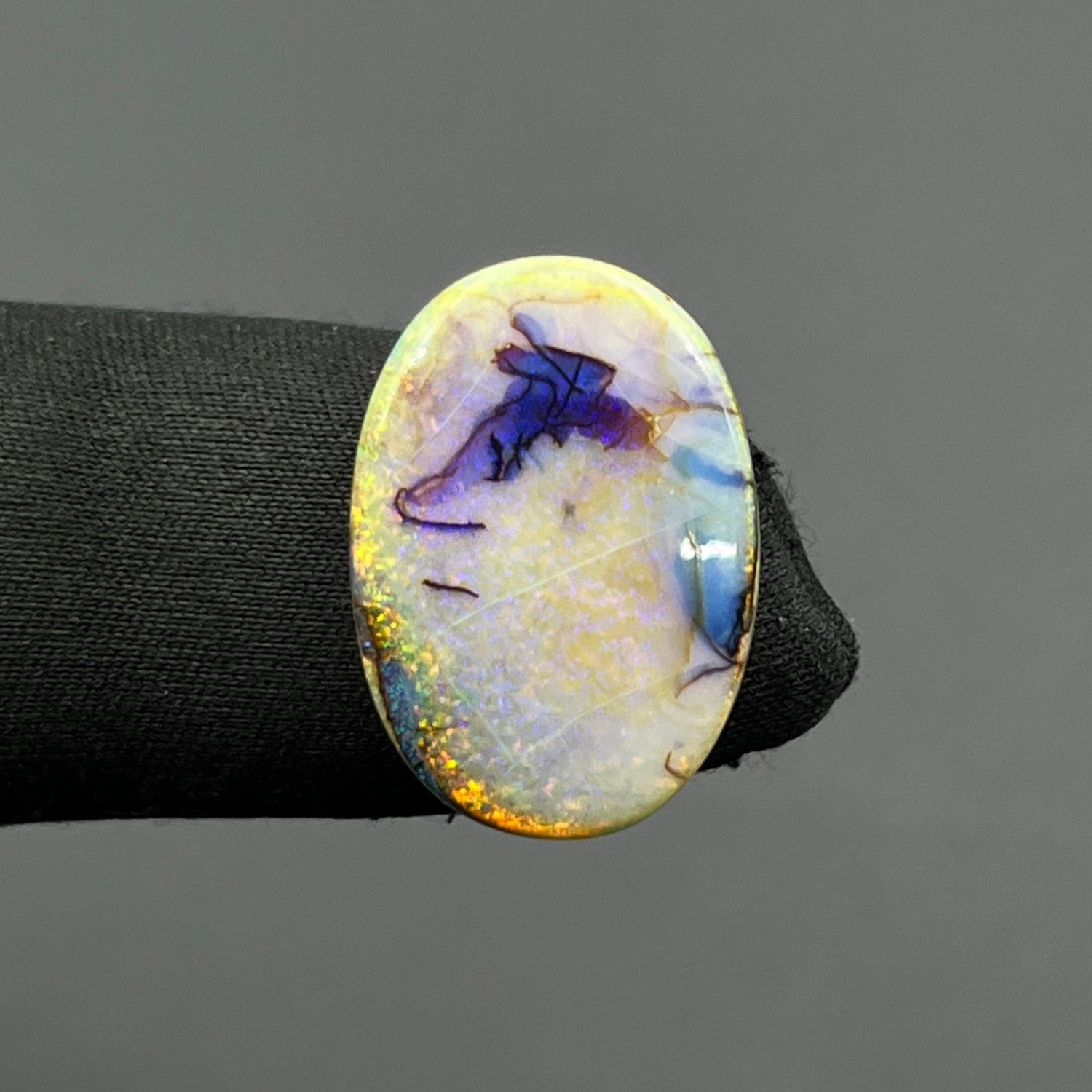 Monarch Opal - Sterling Opal Cabochon - Oval