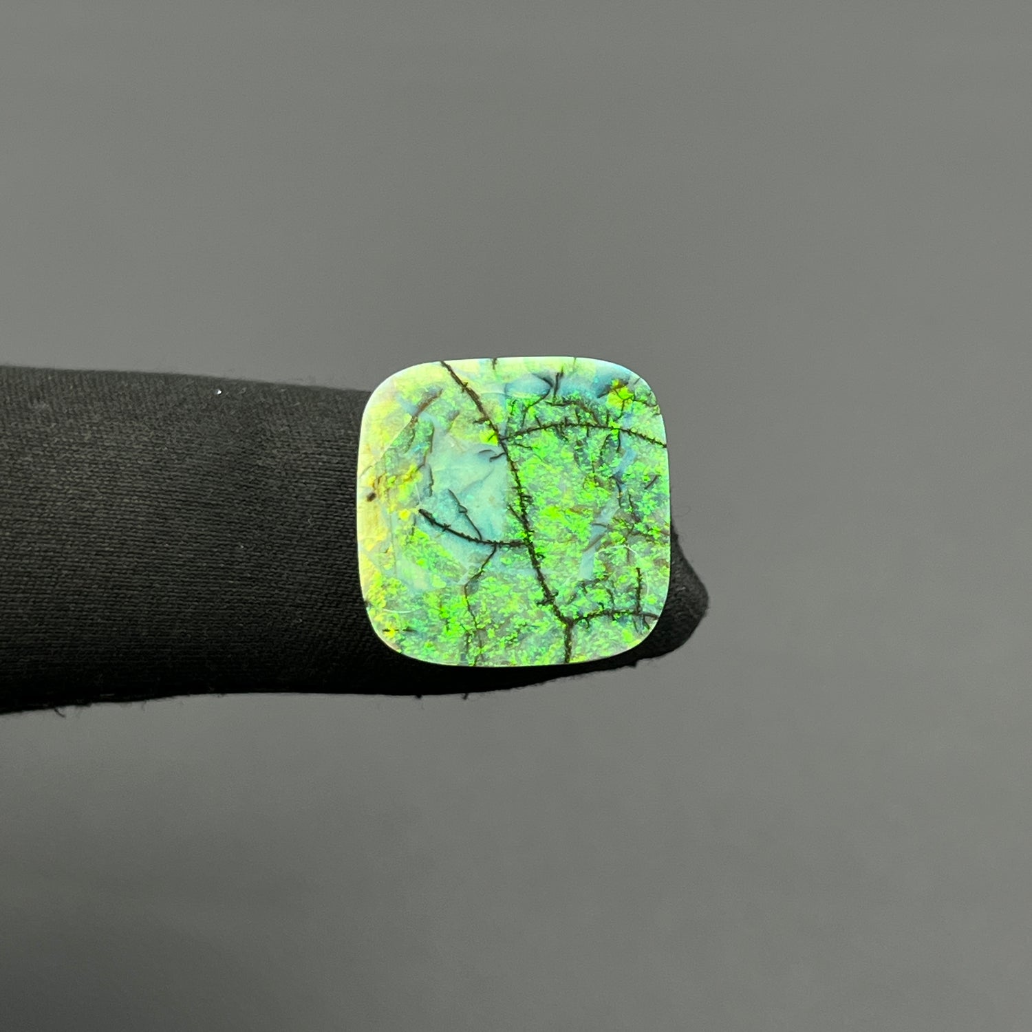 Monarch Opal - Sterling Opal Cabochon - Cushion