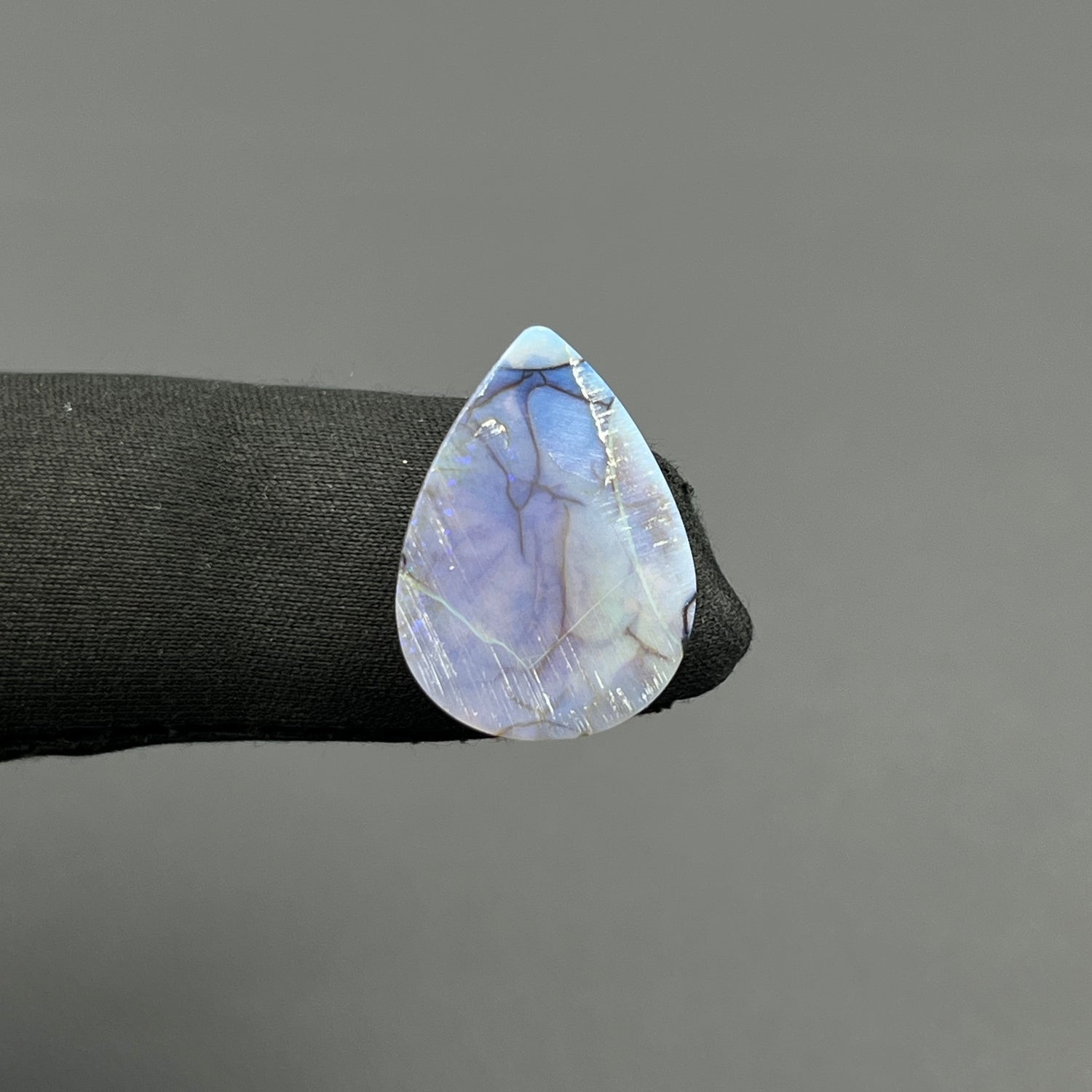 Monarch Opal - Sterling Opal Cabochon - Teardrop