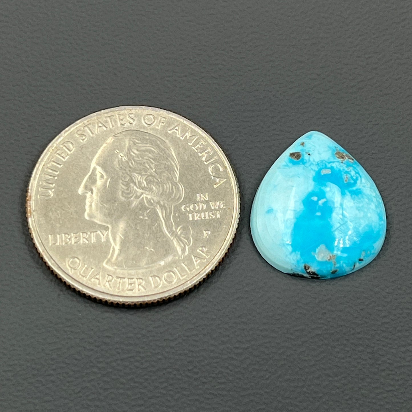 Blue Bird Turquoise Cabochon - Teardrop