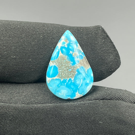 Blue Bird Turquoise Cabochon - Teardrop