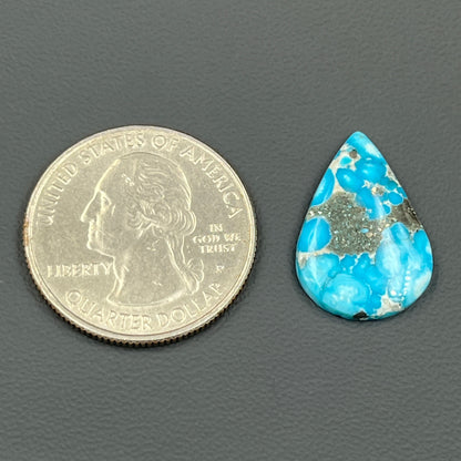 Blue Bird Turquoise Cabochon - Teardrop