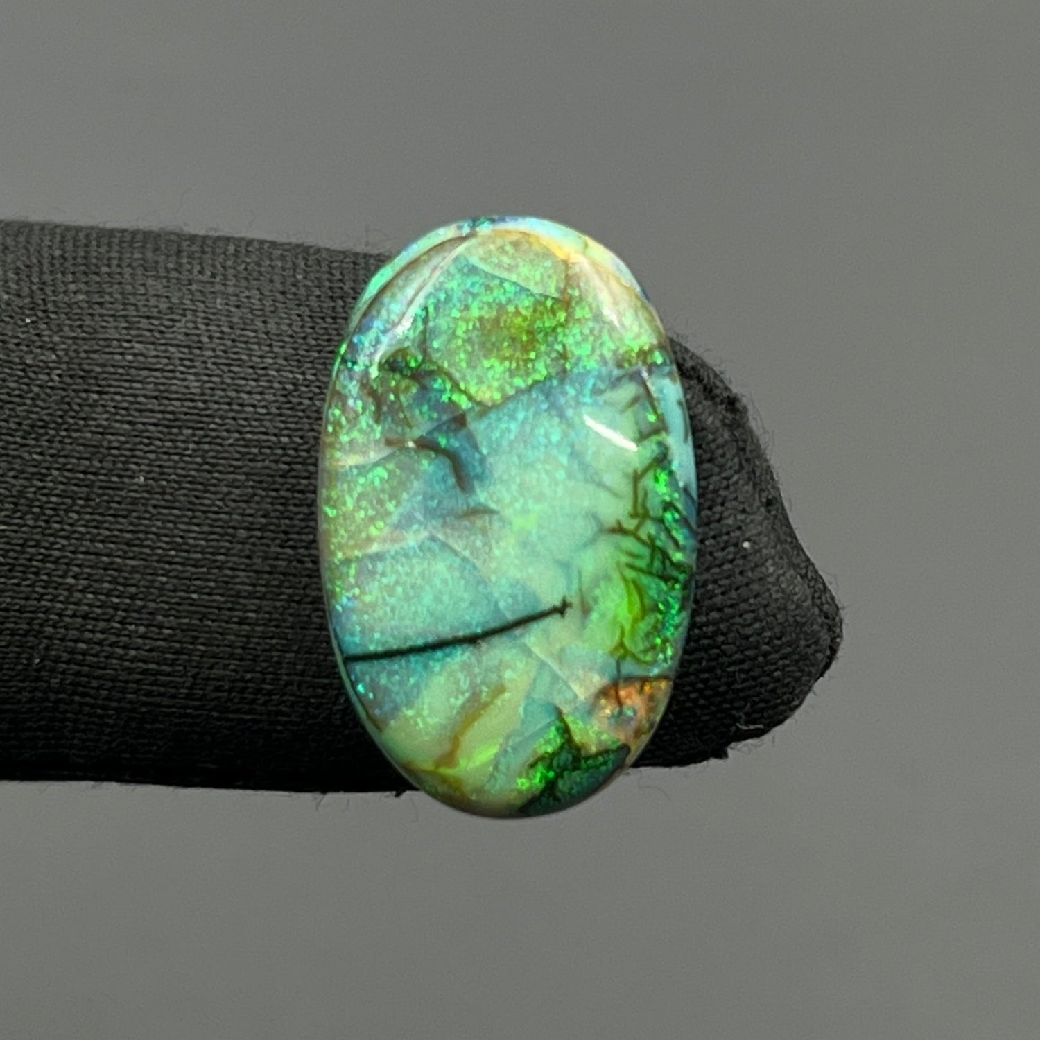 Monarch Opal - Sterling Opal Cabochon - Oval