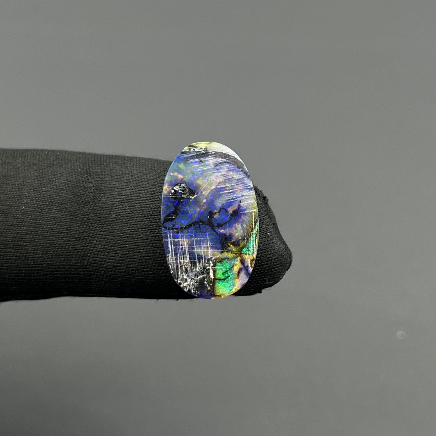 Monarch Opal - Sterling Opal Cabochon - Oval