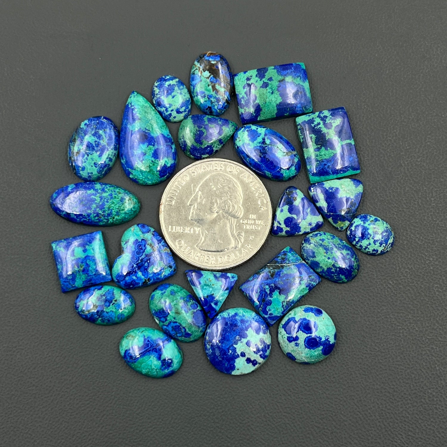 Natural Azurite Cabochon Wholesale Lot