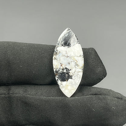 White Buffalo Turquoise Cabochon - Marquise