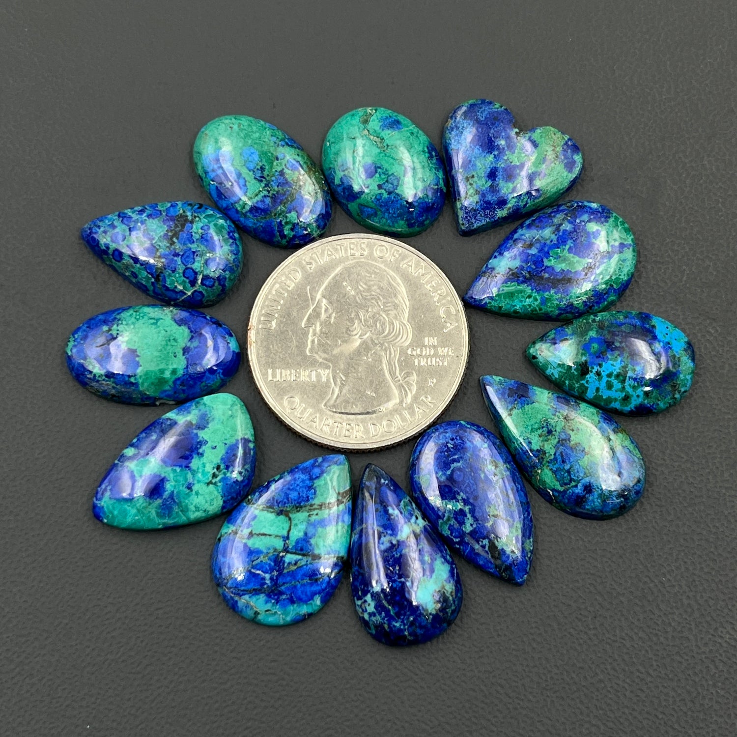 Natural Azurite Cabochon Wholesale Lot