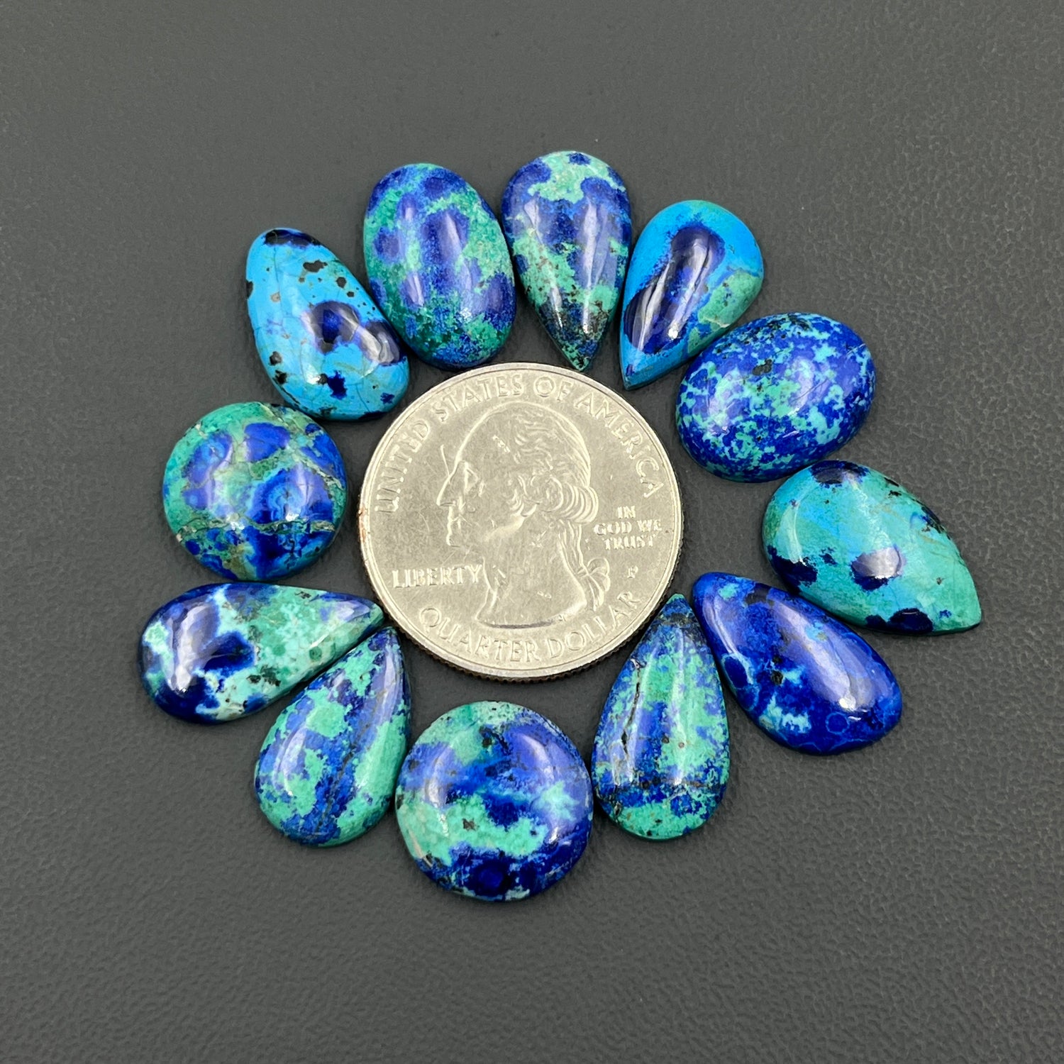 Natural Azurite Cabochon Wholesale Lot